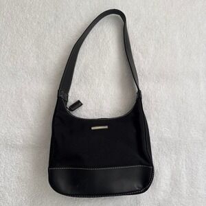 small basic black nine west shoulder bag